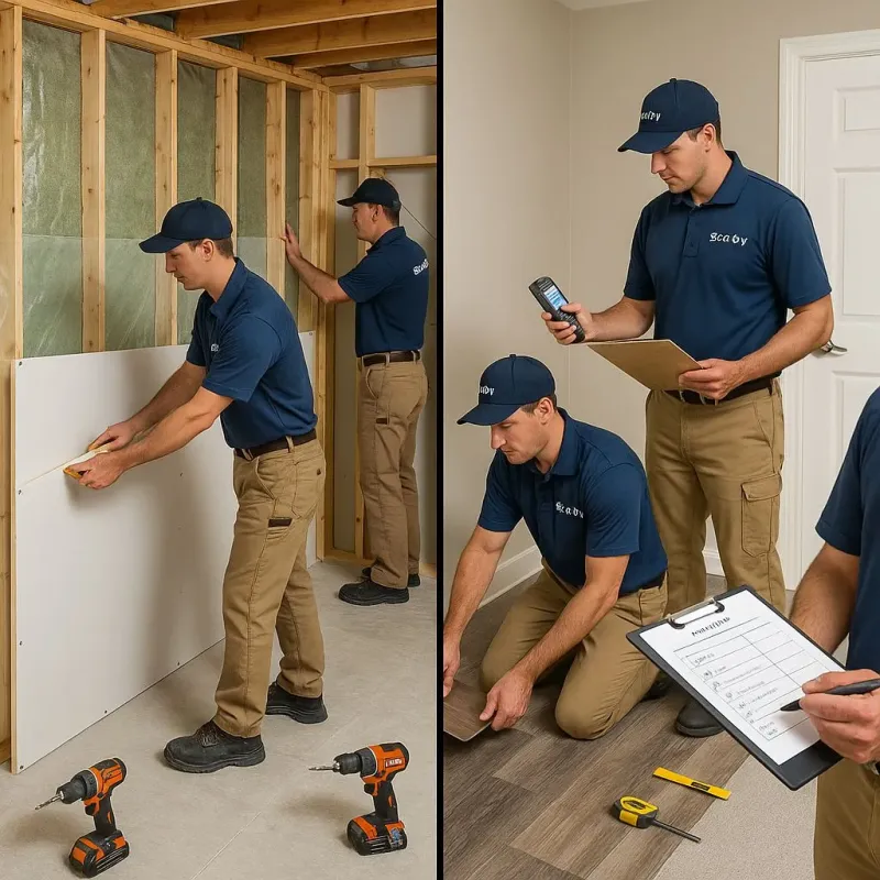 Repairs and Reconstruction process in Fairview, TN