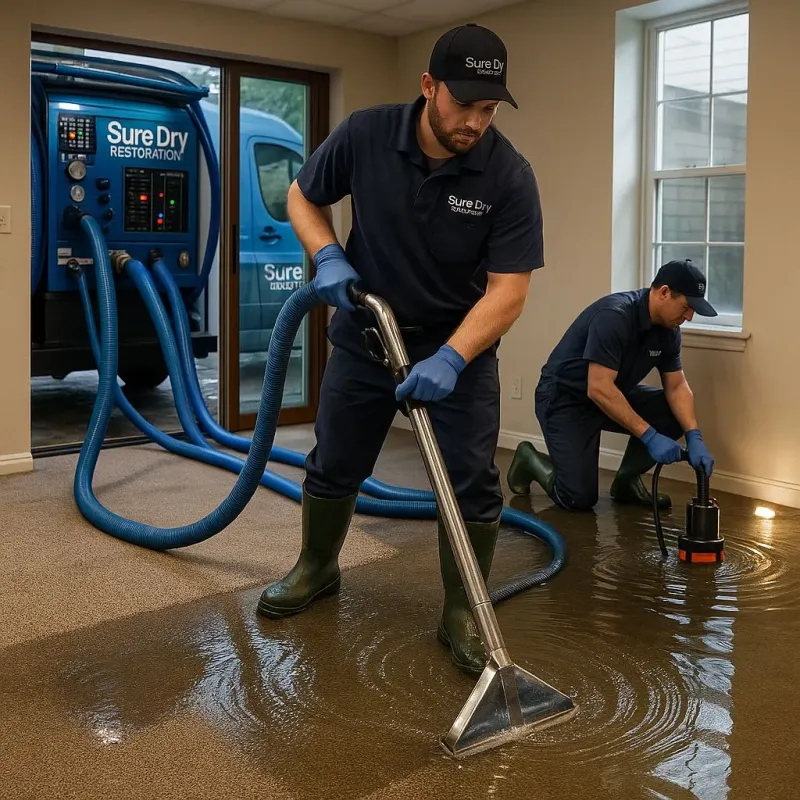 Water Extraction and Removal process in Fairview, TN